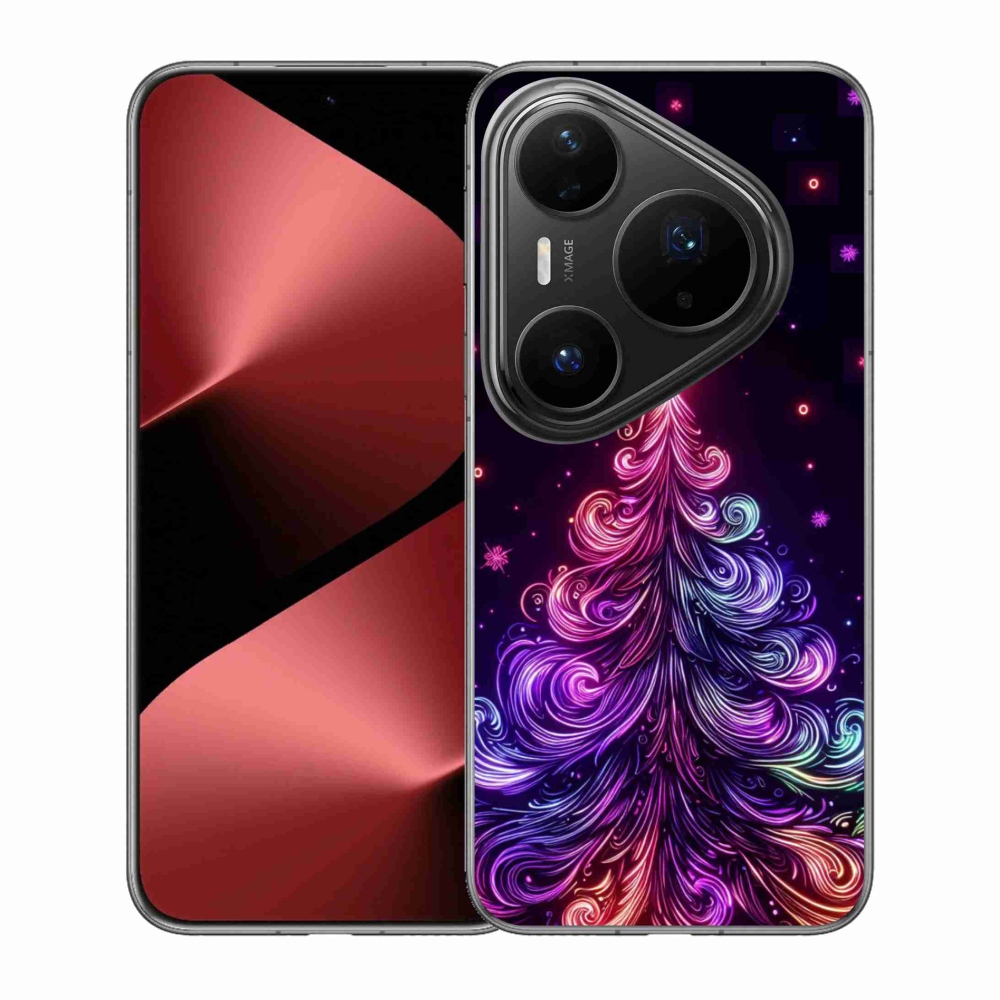 Gél borítás mmCase a Huawei Pura 80 Pro számára - neon karácsonyfa 1