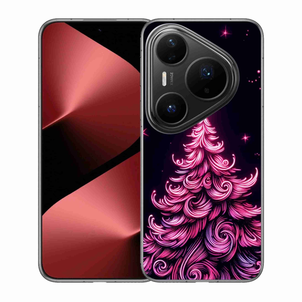 Gél borítás mmCase a Huawei Pura 80 Pro számára - neon karácsonyfa 2