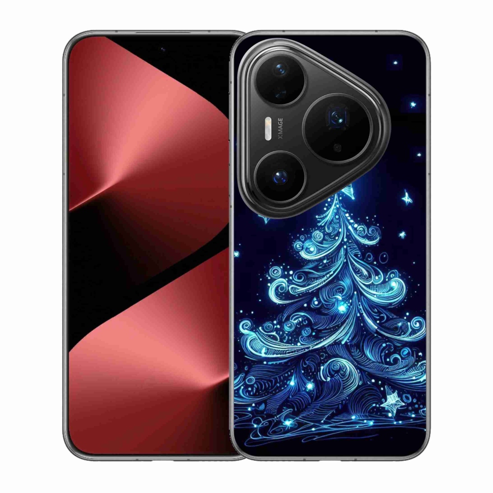 Gél borító mmCase a Huawei Pura 80 Pro számára - neon karácsonyfa 4