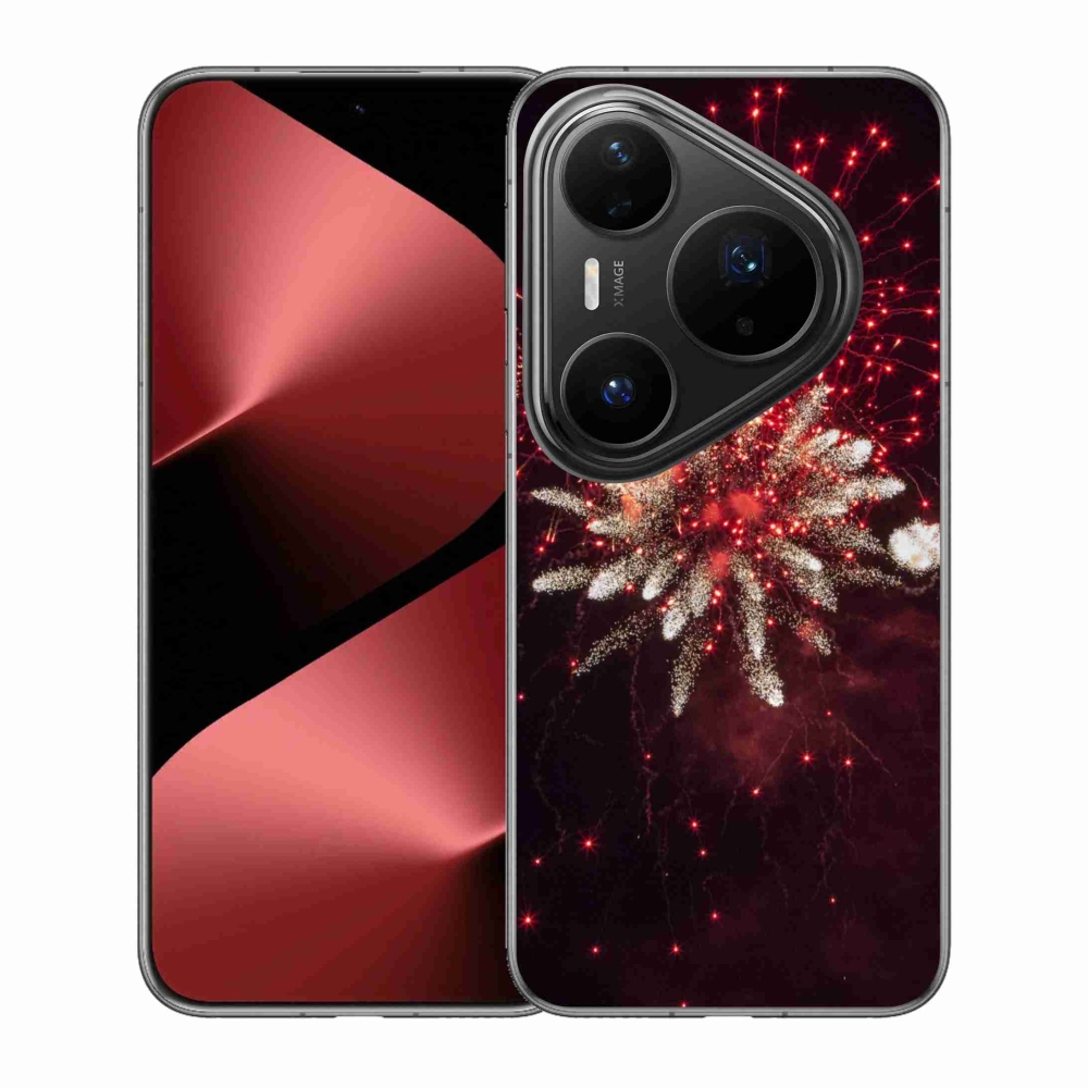 Gél borítás mmCase a Huawei Pura 80 Pro számára - tűzijátékok