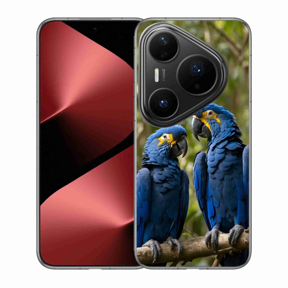mmCase gél tok a Huawei Pura 80 Pro-hoz – papagáj duó
