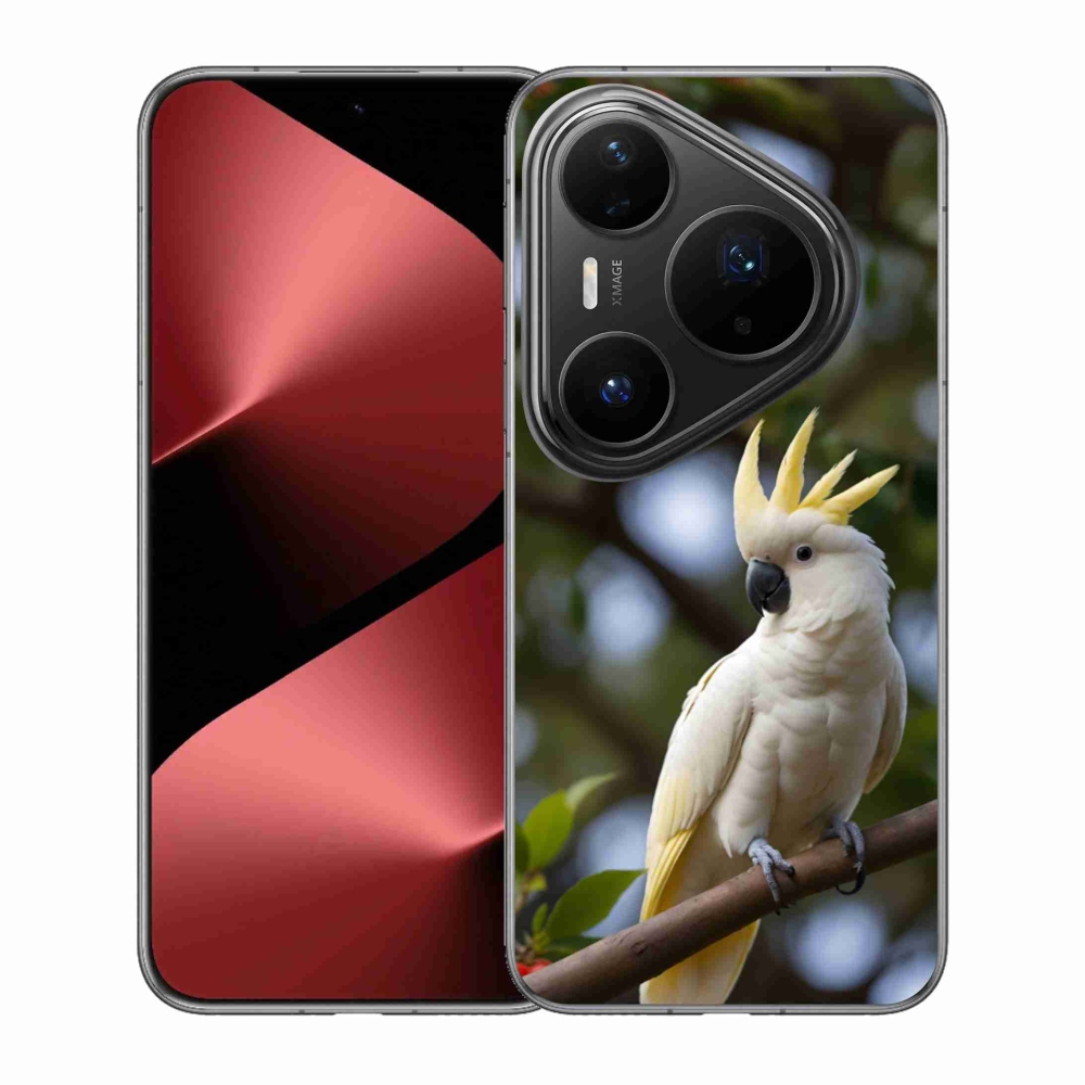 mmCase gél tok a Huawei Pura 80 Pro-hoz – kakadu papagáj 3