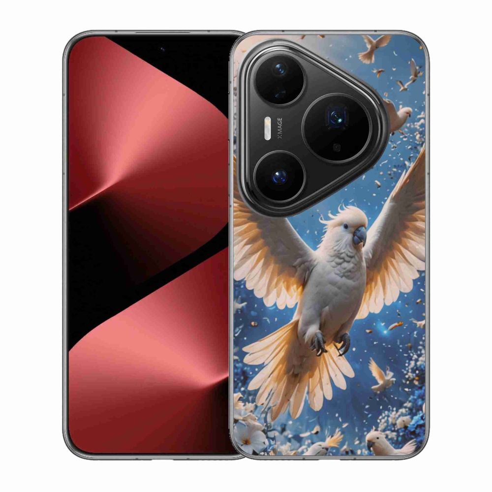 Gél borítás mmCase a Huawei Pura 80 Pro készülékhez - papagáj kakadu