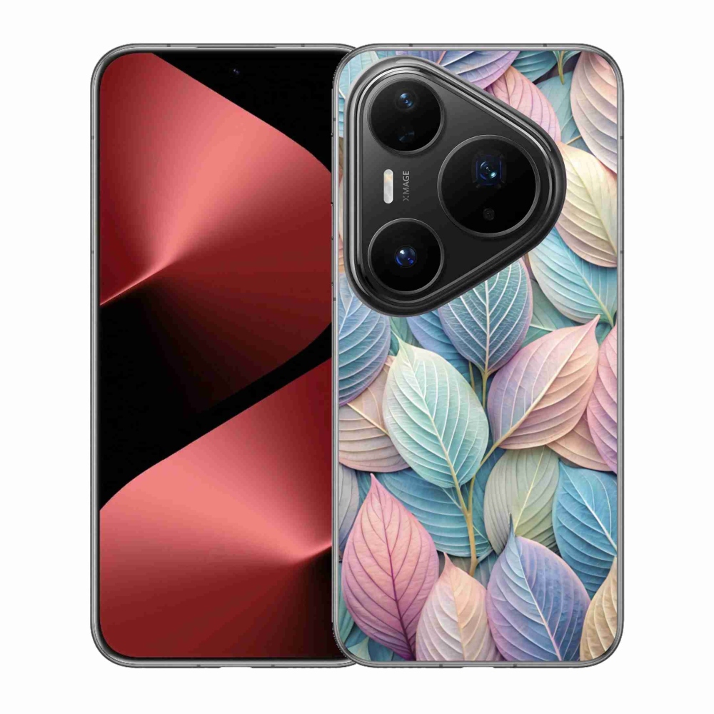 Zselés borító mmCase a Huawei Pura 80 Pro készülékhez - pasztell levelek
