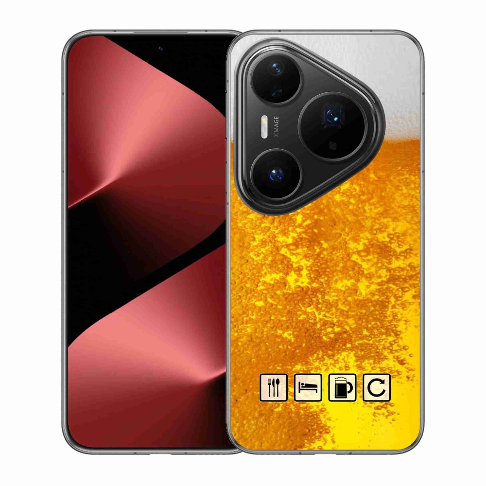 Gél borítás mmCase a Huawei Pura 80 Pro számára - sör motívum 3