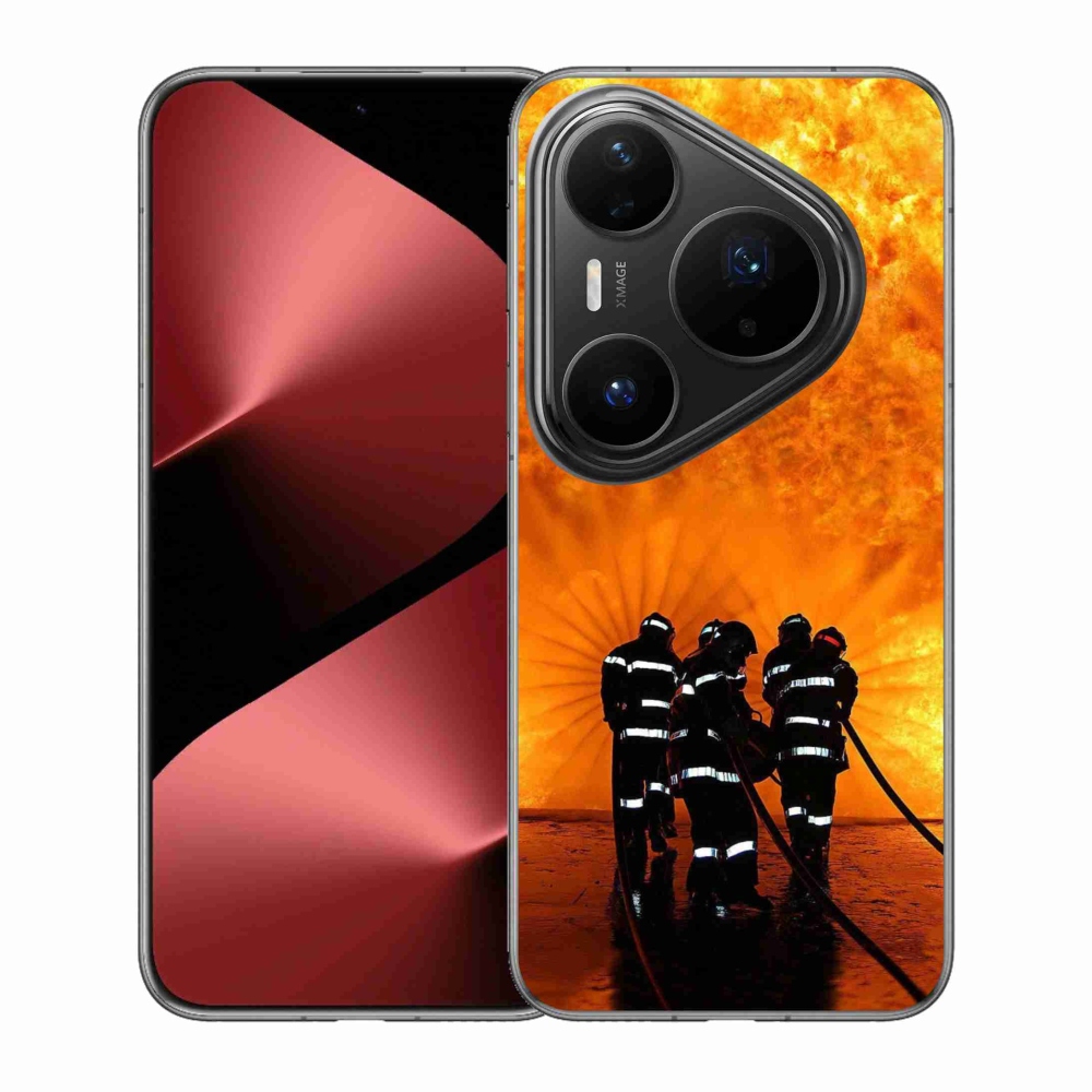 Gél borítás mmCase a Huawei Pura 80 Pro készülékhez - tűz