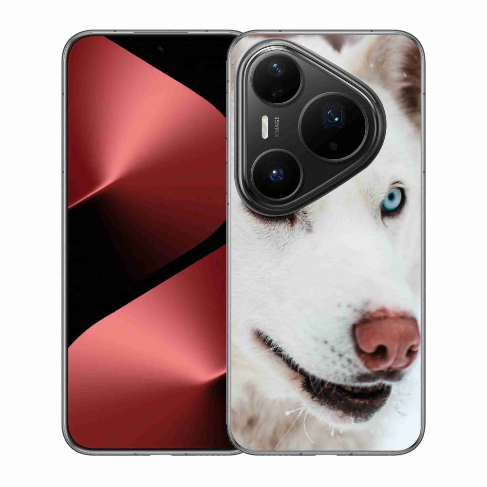 Zselés borítás mmCase a Huawei Pura 80 Pro számára - kutyaszemmel nézve