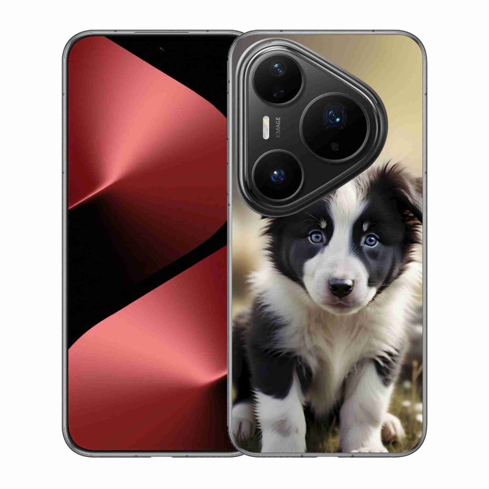 mmCase gél tok a Huawei Pura 80 Pro-hoz – aranyos border collie