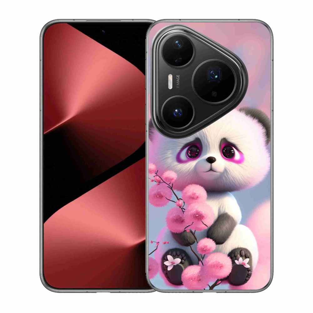Gél borító mmCase a Huawei Pura 80 Pro számára - aranyos panda 1