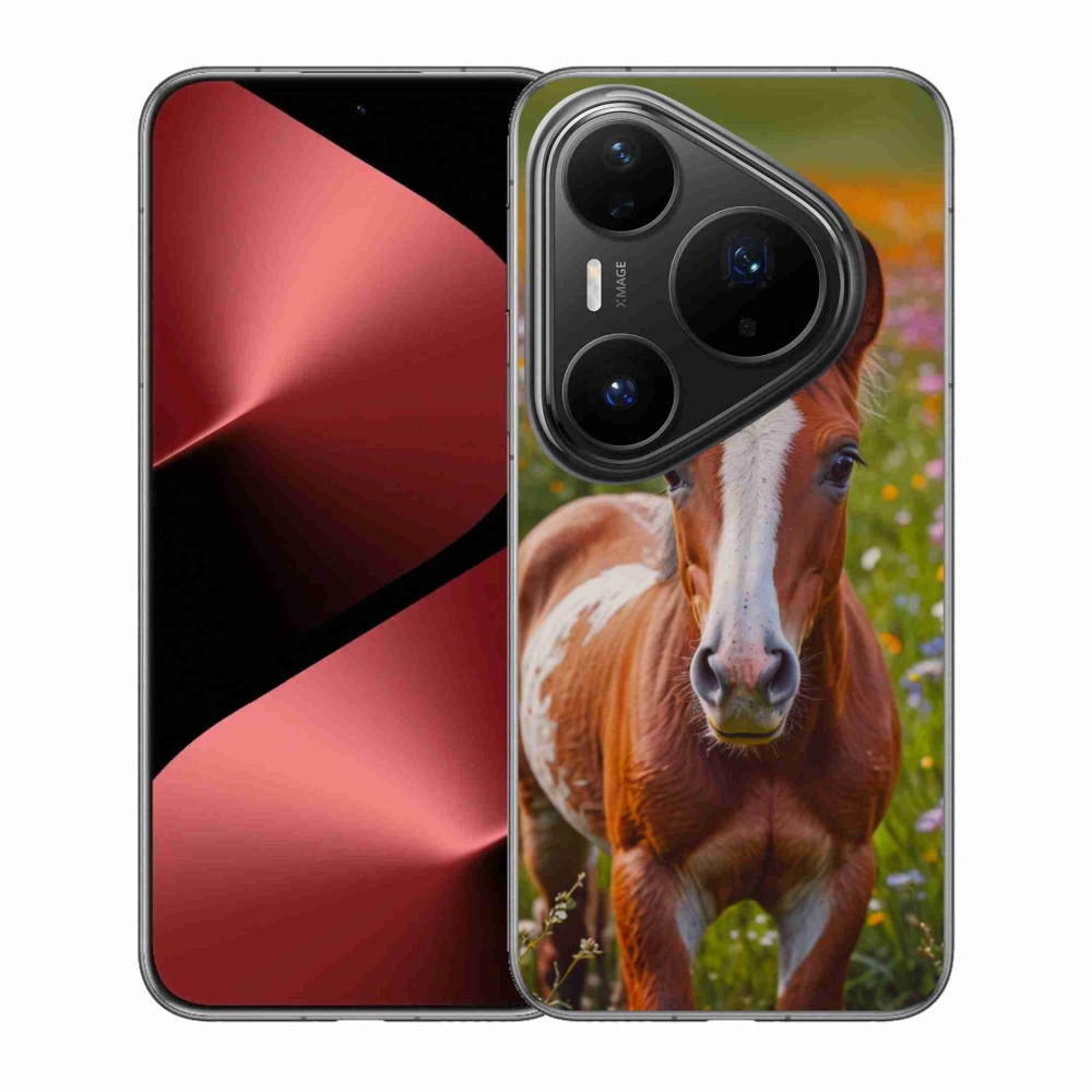 mmCase gél tok a Huawei Pura 80 Pro-hoz – aranyos csikó