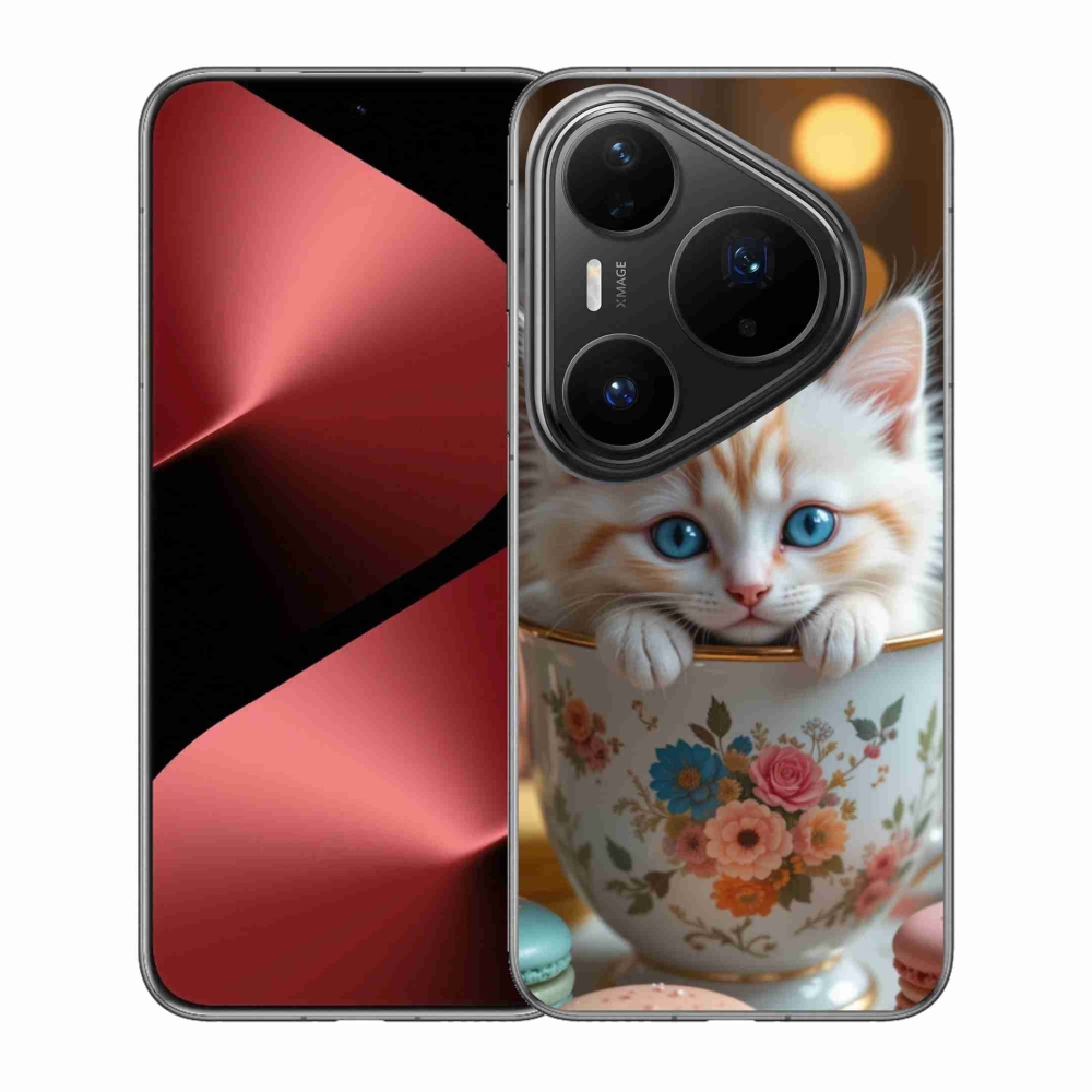 Gél borítás mmCase a Huawei Pura 80 Pro számára - aranyos cica 6