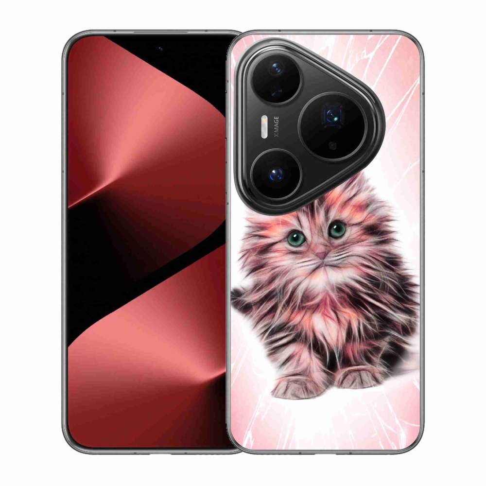 Gél borítás mmCase a Huawei Pura 80 Pro számára - aranyos cica