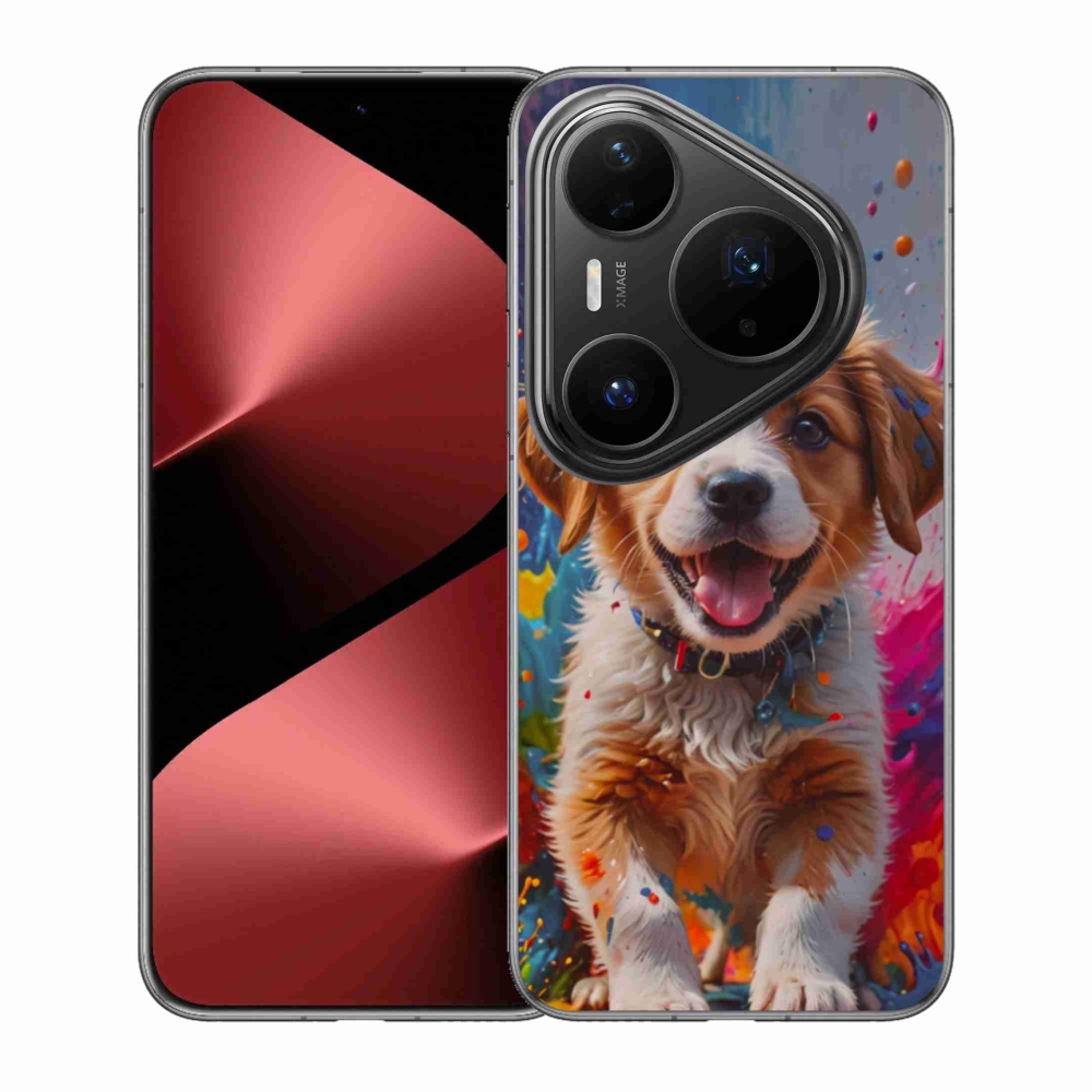 Gél borítás mmCase a Huawei Pura 80 Pro számára - aranyos kiskutya 3
