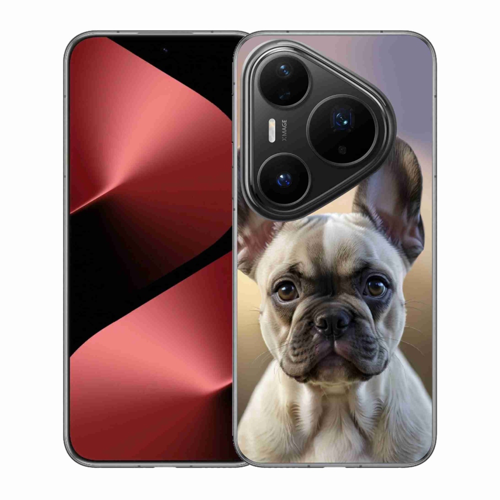mmCase gél tok a Huawei Pura 80 Pro-hoz – aranyos francia buldog