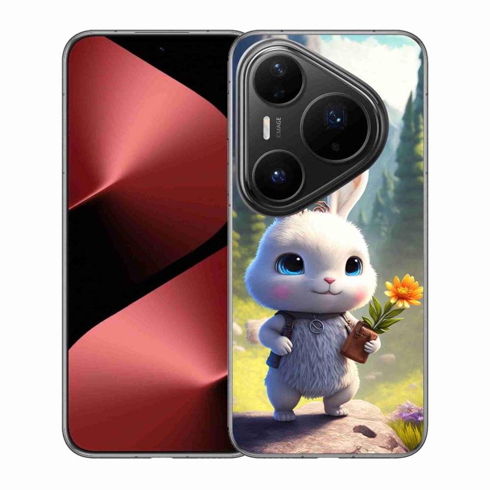 Gél borítás mmCase a Huawei Pura 80 Pro számára - aranyos nyuszi