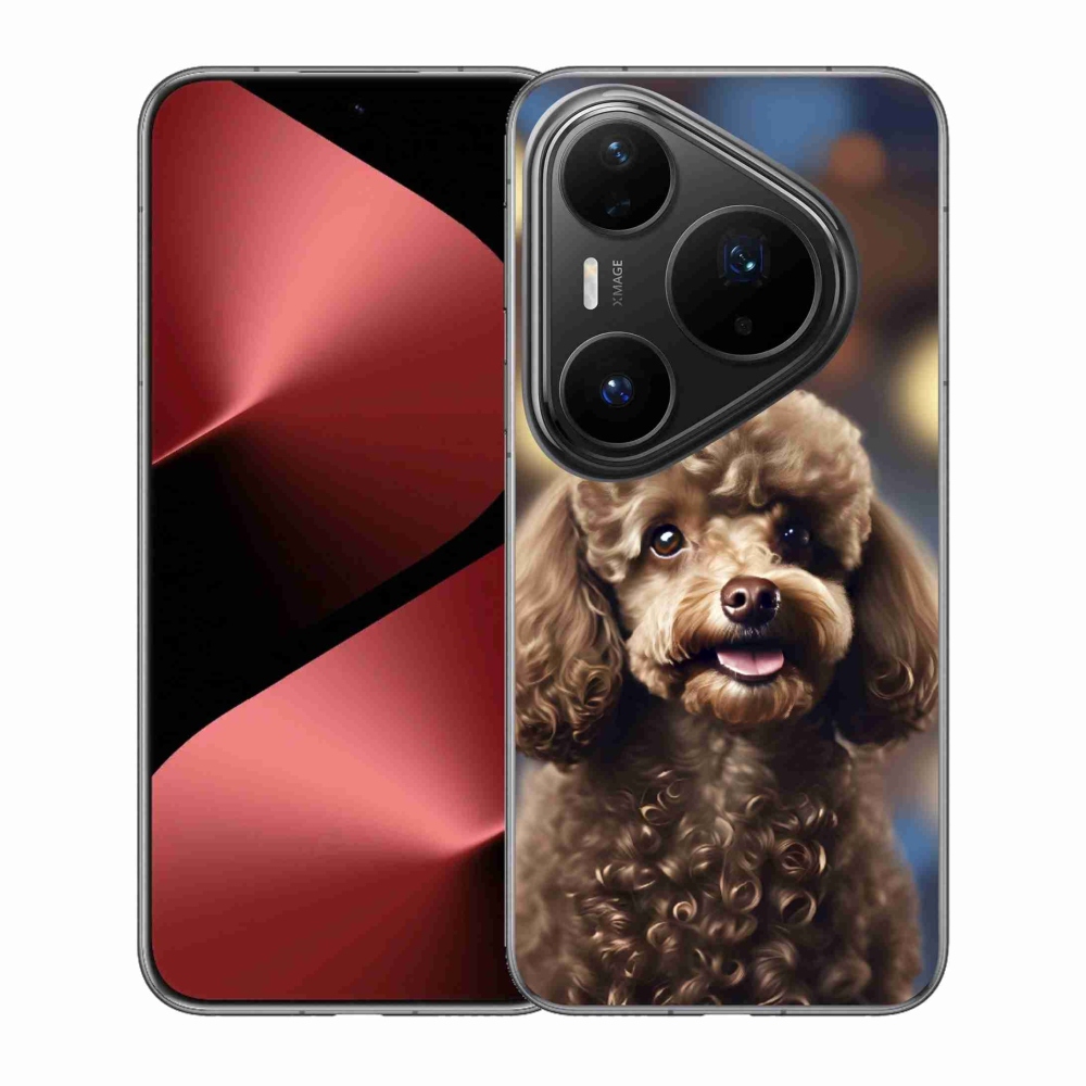 mmCase gél tok a Huawei Pura 80 Pro-hoz – aranyos pudli