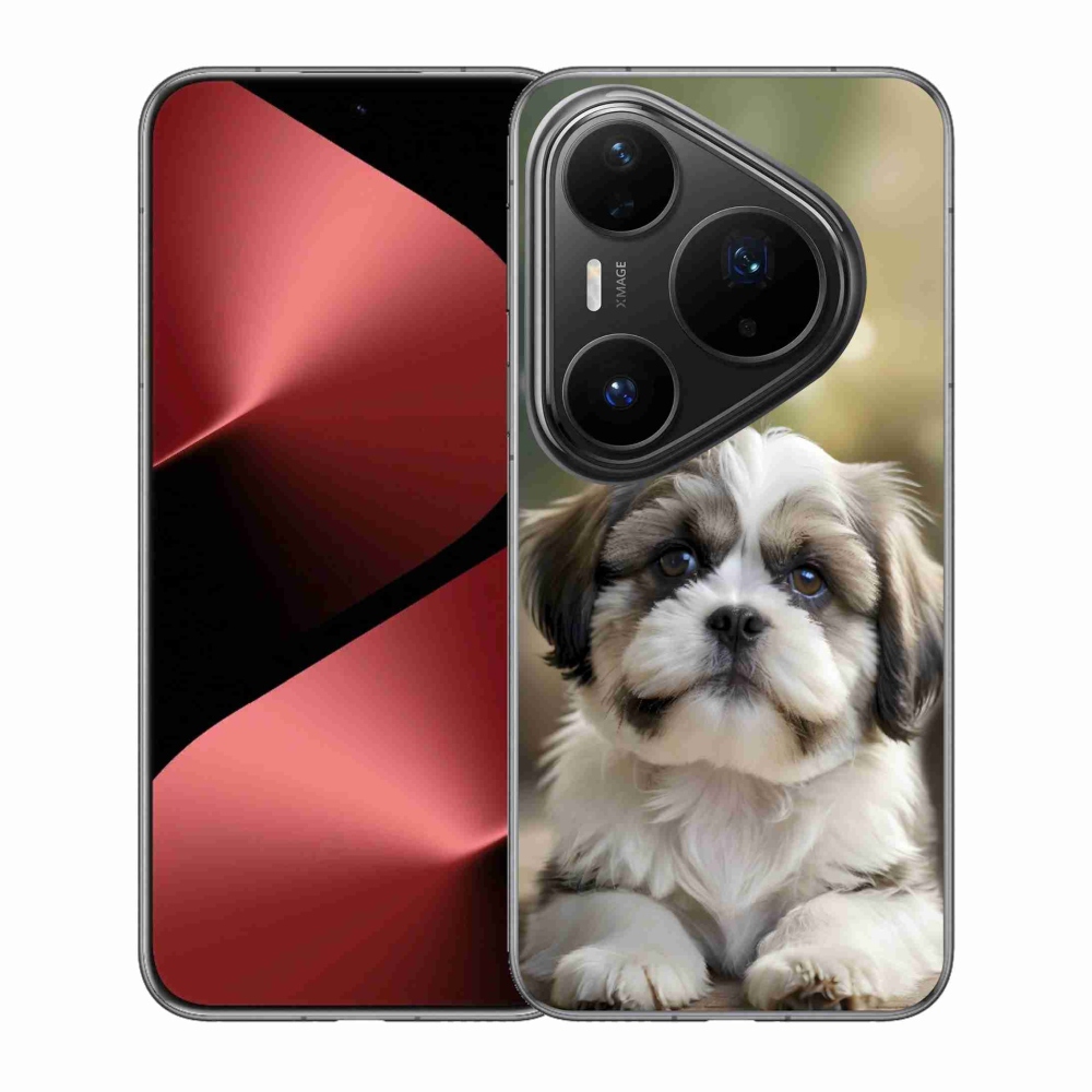 mmCase gél tok a Huawei Pura 80 Pro-hoz – aranyos shih-tzu