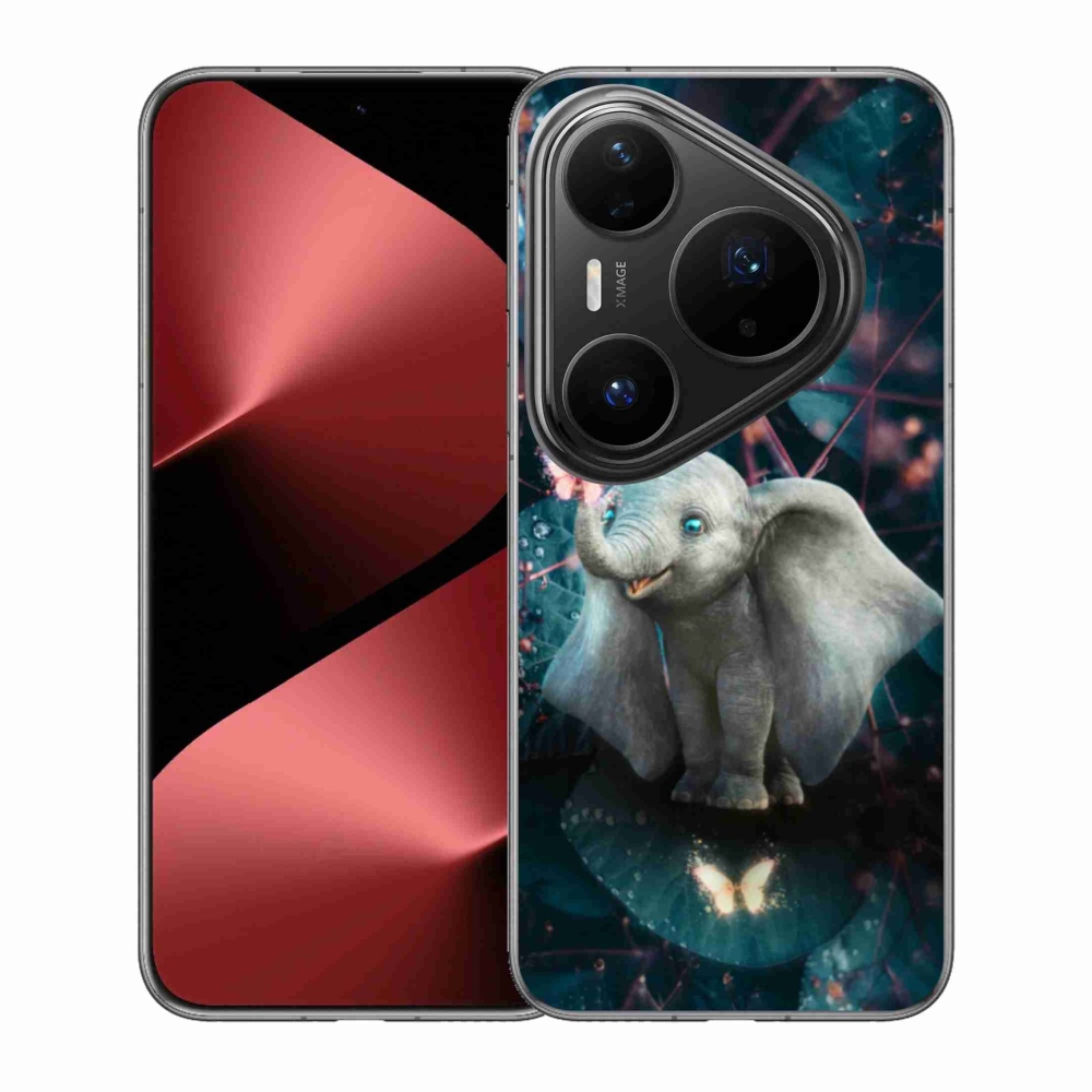 Gél borítás mmCase a Huawei Pura 80 Pro készülékhez - aranyos elefánt