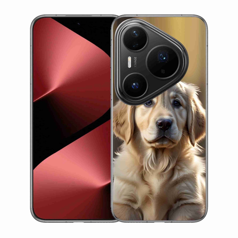 mmCase gél tok a Huawei Pura 80 Pro-hoz – aranyos arany retriever