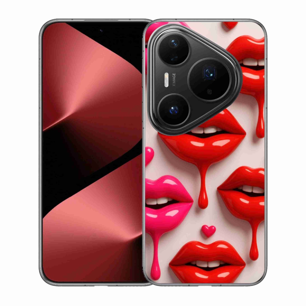 Gél borítás mmCase a Huawei Pura 80 Pro készülékhez - ajkak 2