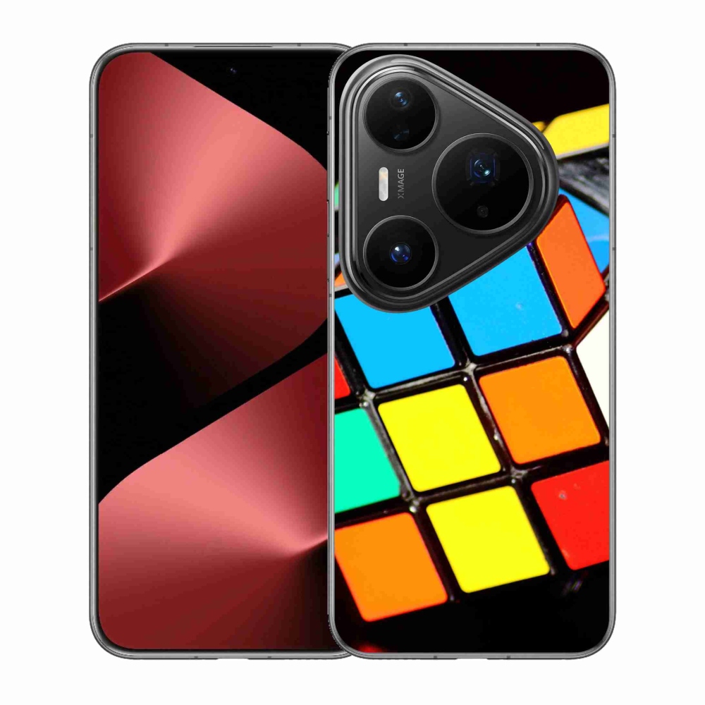 Gél borítás mmCase a Huawei Pura 80 Pro számára - Rubik-kocka
