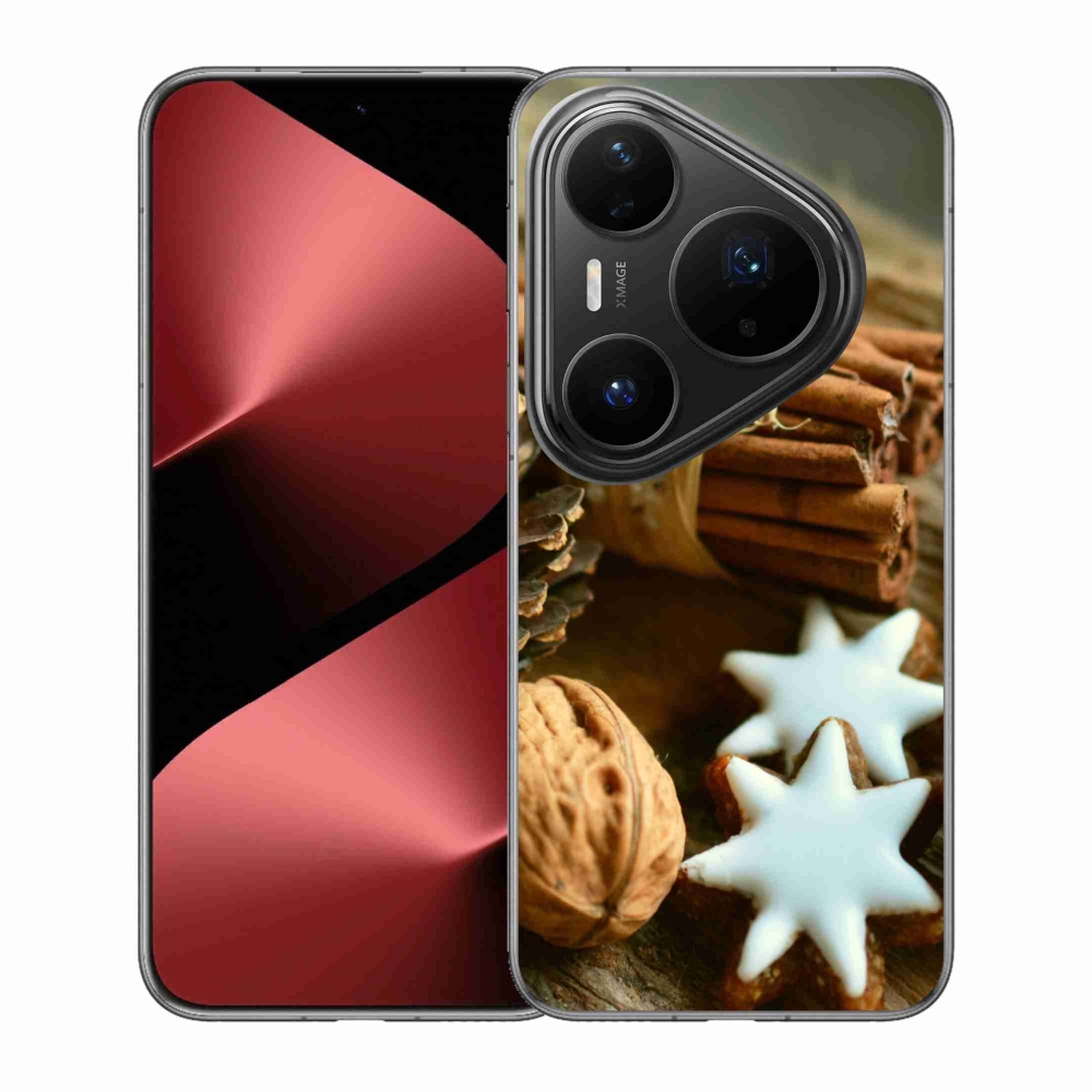 Gél borítás mmCase a Huawei Pura 80 Pro számára - fahéj és mézeskalács