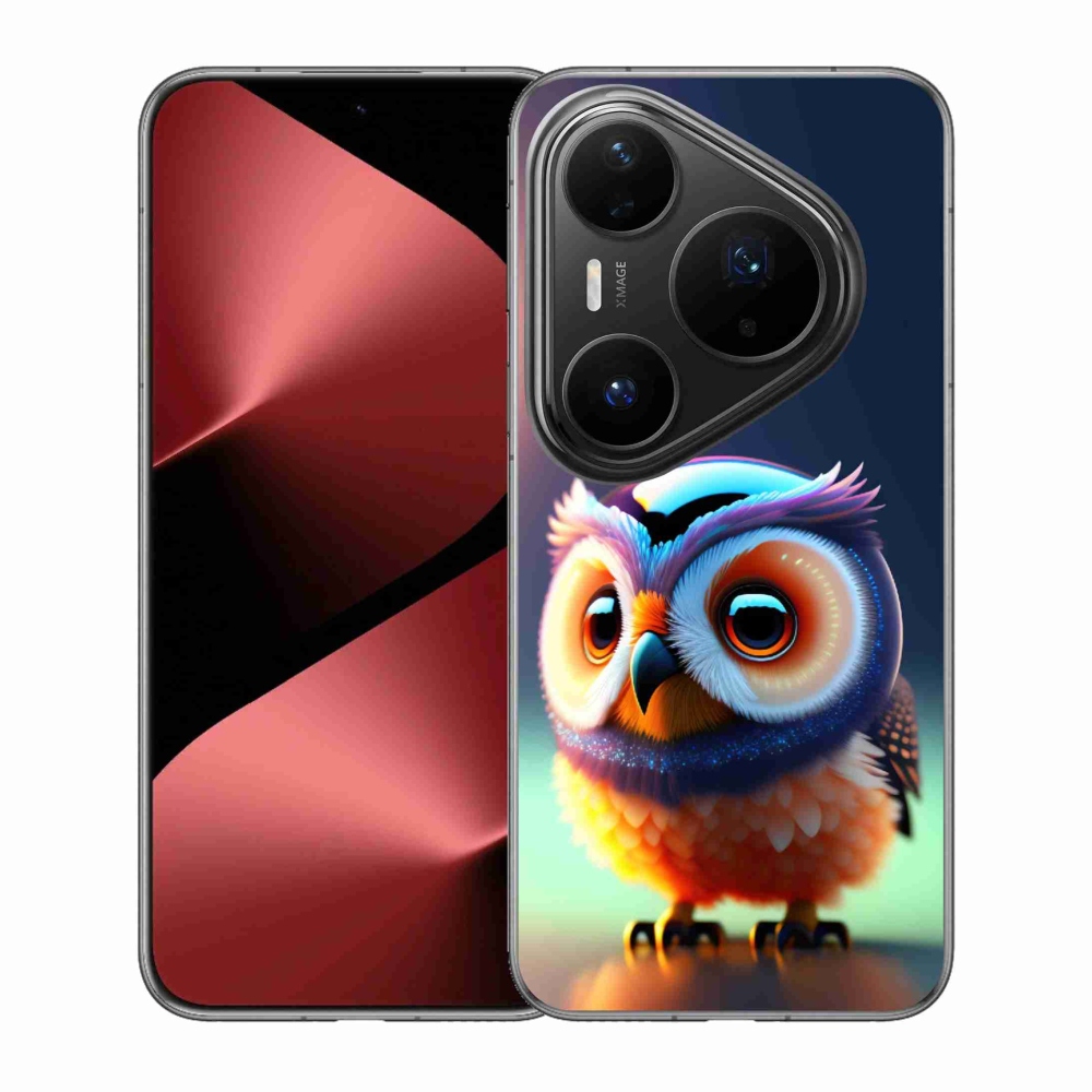 Zselés borítás mmCase a Huawei Pura 80 Pro készülékhez - bagoly