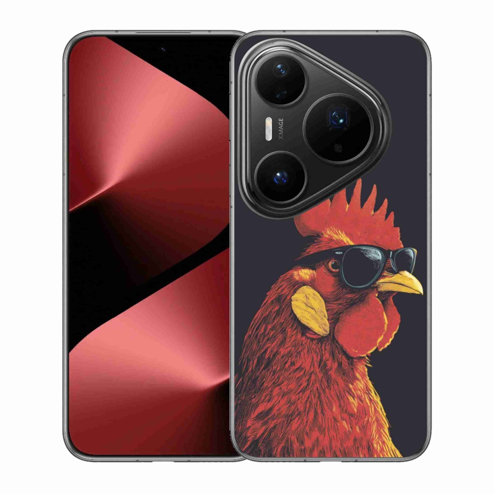 Gél borítás mmCase a Huawei Pura 80 Pro számára - elegáns kakas