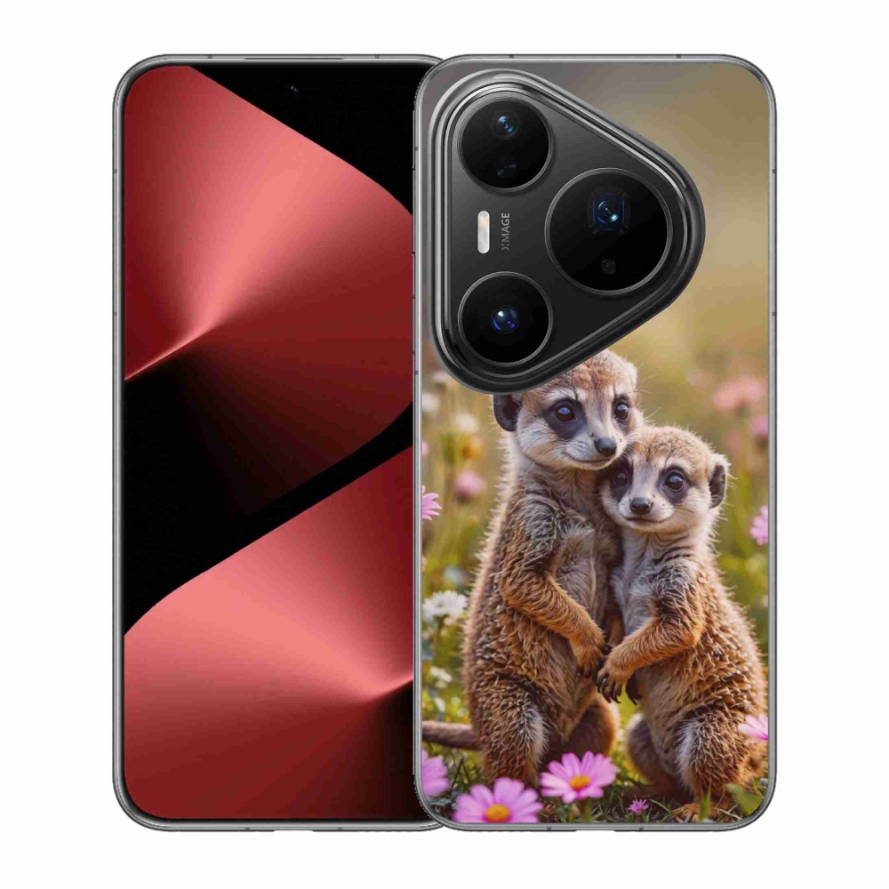 mmCase gél tok a Huawei Pura 80 Pro-hoz – szurikáta-duó