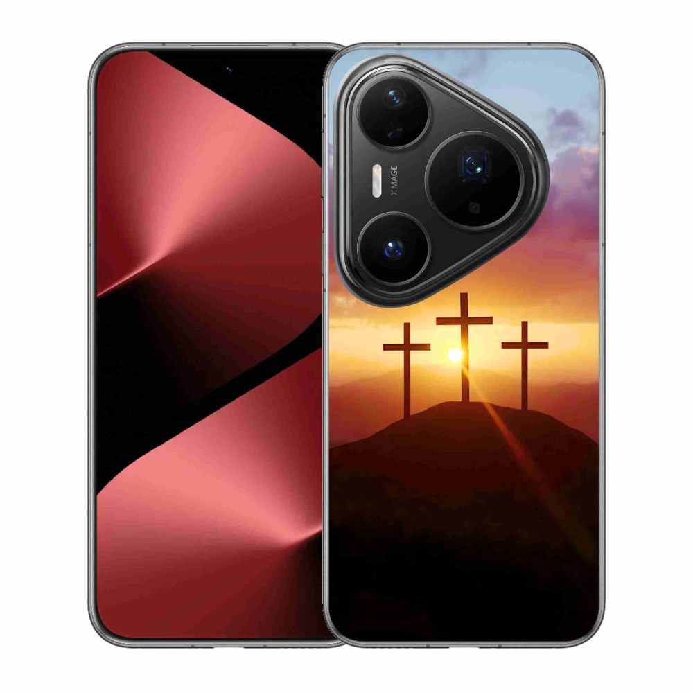 Zselés borítás mmCase a Huawei Pura 80 Pro-n - három kereszt