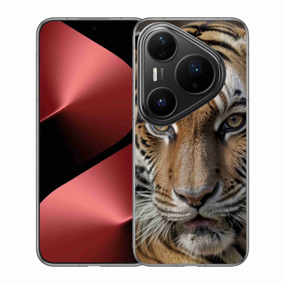 Gél borítás mmCase a Huawei Pura 80 Pro számára - tigris nézet