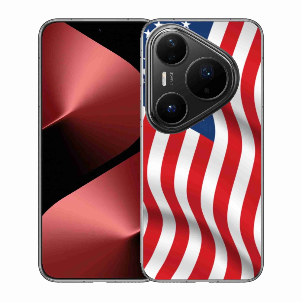 Gél borítás mmCase a Huawei Pura 80 Pro számára - amerikai zászló