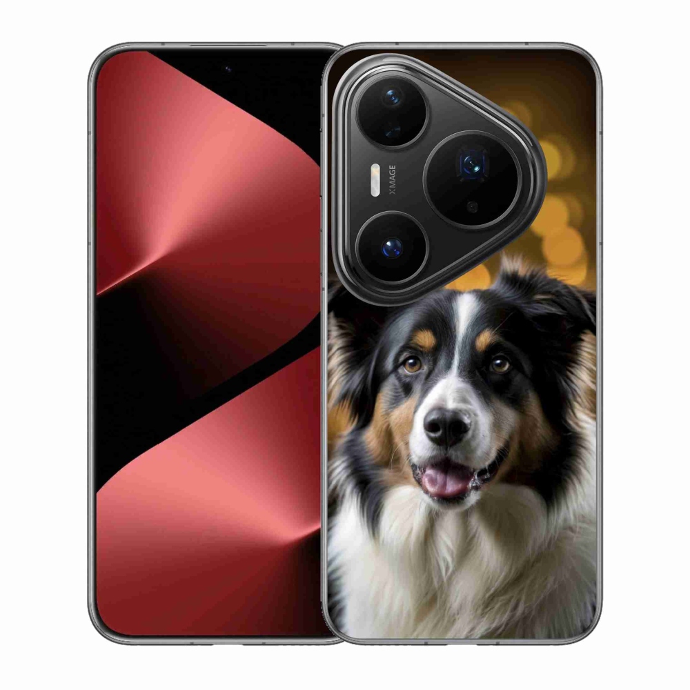 mmCase gél tok a Huawei Pura 80 Pro-hoz – mosolygós ausztrál juhászkutya