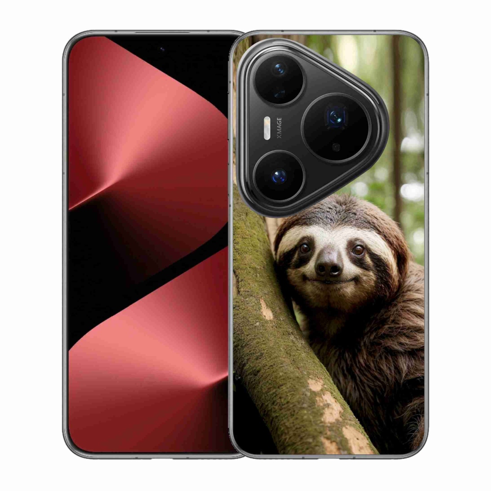 mmCase gél tok a Huawei Pura 80 Pro-hoz – mosolygós lajhár