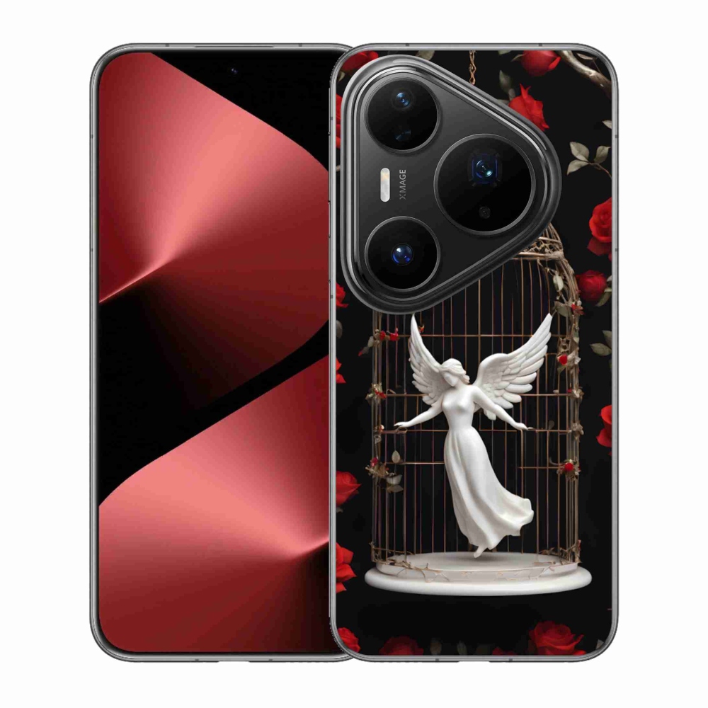 Zselés borítás mmCase a Huawei Pura 80 Pro számára - csapdába esett angyal