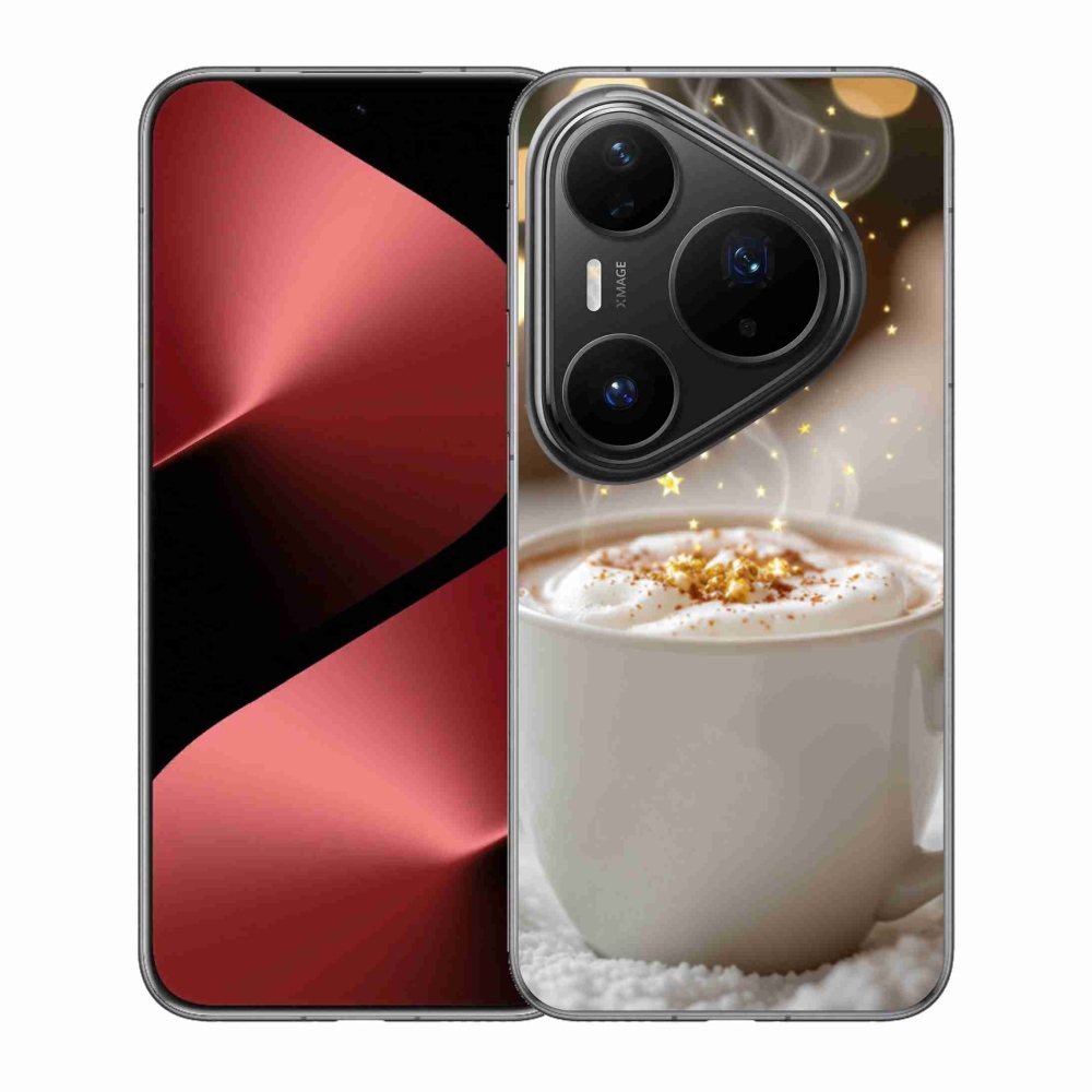 Gél borítás mmCase a Huawei Pura 80 Pro-n - Karácsonyi forró ital
