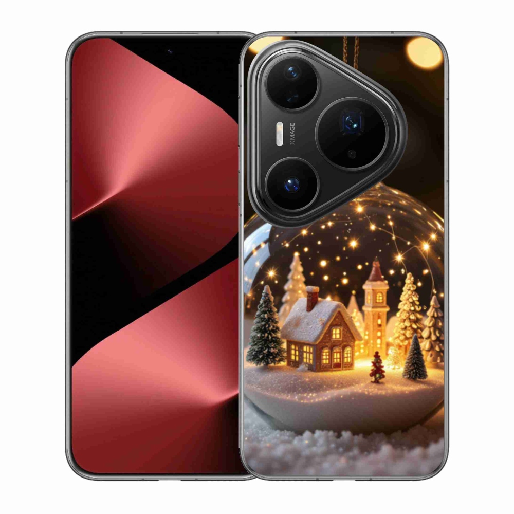 Gél borítás mmCase a Huawei Pura 80 Pro számára - karácsonyi golyók 3