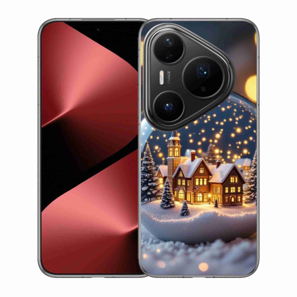 Gél borítás mmCase a Huawei Pura 80 Pro számára - Karácsonyi golyók 4