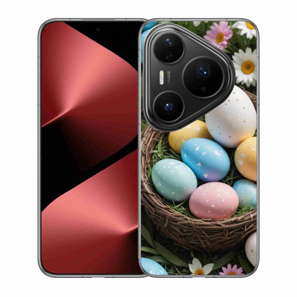 Gél borítás mmCase a Huawei Pura 80 Pro számára - Húsvéti tojások 2