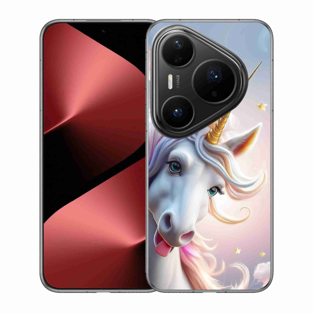 mmCase gél tok a Huawei Pura 80 Pro-hoz – vidám egyszarvú