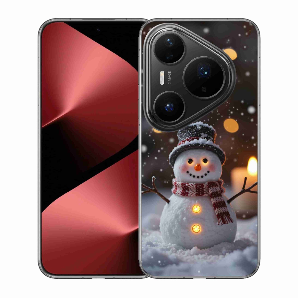 mmCase gél tok a Huawei Pura 80 Pro-hoz – vidám hóember