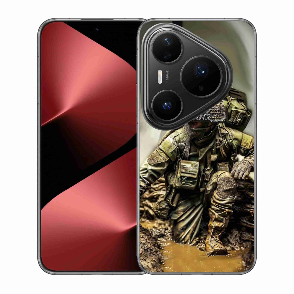 Gél borítás mmCase a Huawei Pura 80 Pro számára - katona