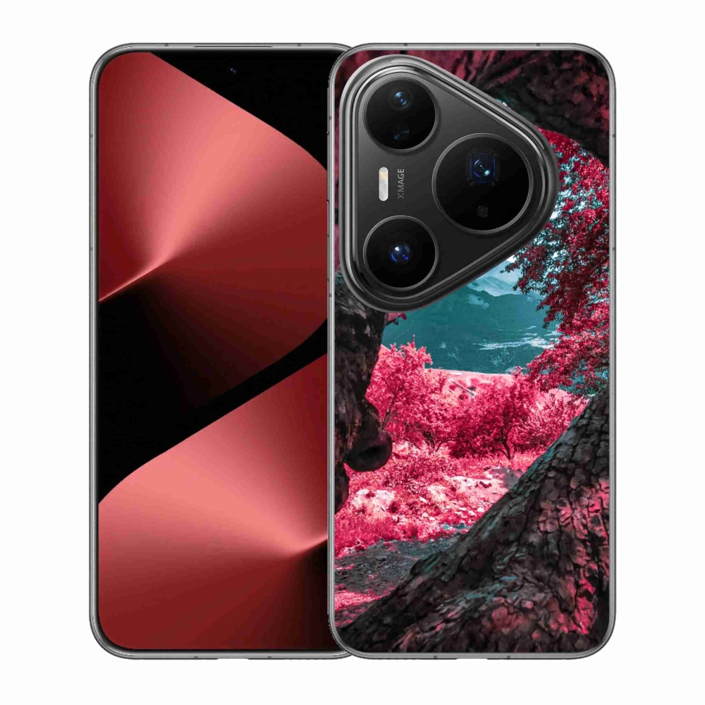 Zselés borítás mmCase a Huawei Pura 80 Pro-n - hegyi kilátás