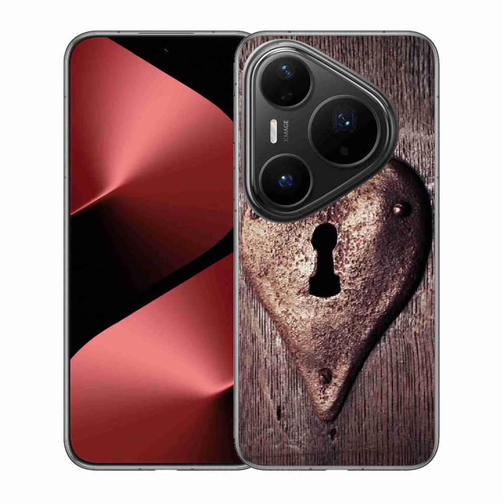 Gél borítás mmCase a Huawei Pura 80 Pro készülékhez - szív alakú zár