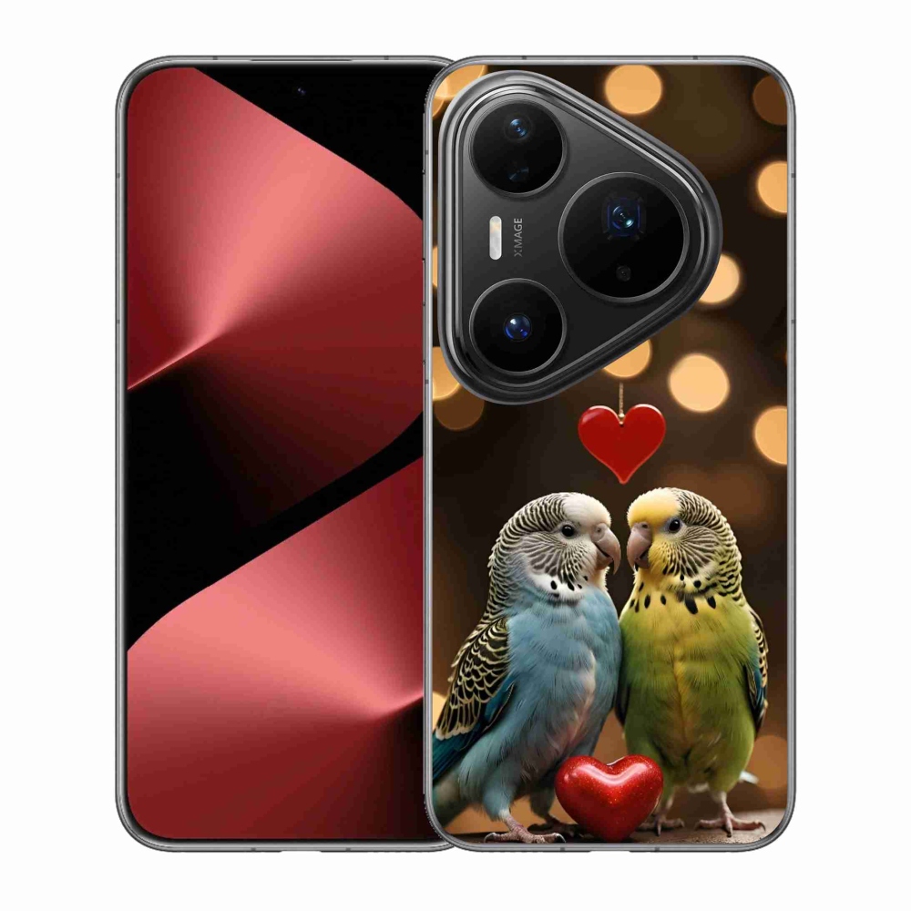 mmCase géltok a Huawei Pura 80 Pro-hoz – szerelmes papagájok