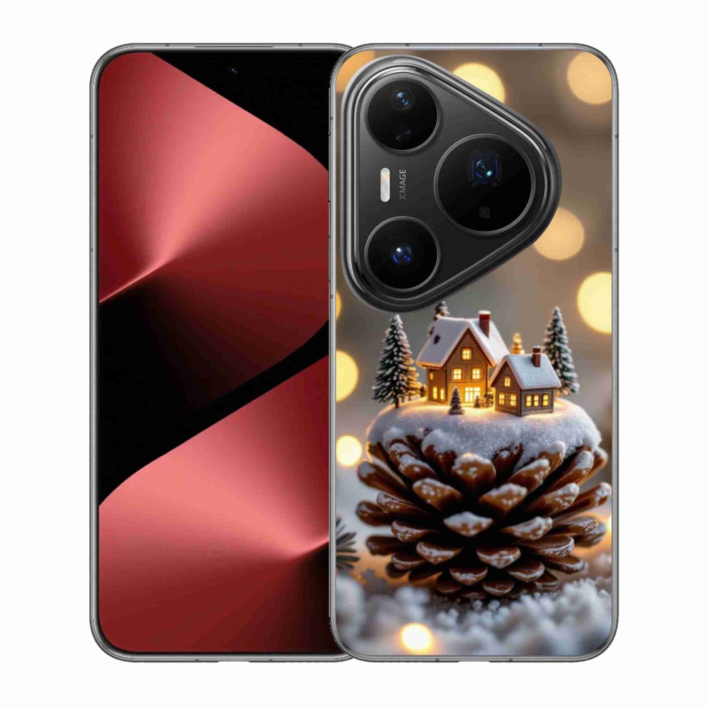 mmCase gél tok a Huawei Pura 80 Pro-hoz – téli falu