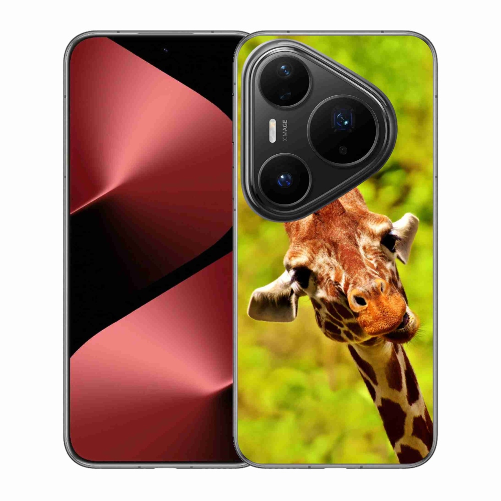 Zselés borítás mmCase a Huawei Pura 80 Pro készülékhez - zsiráf