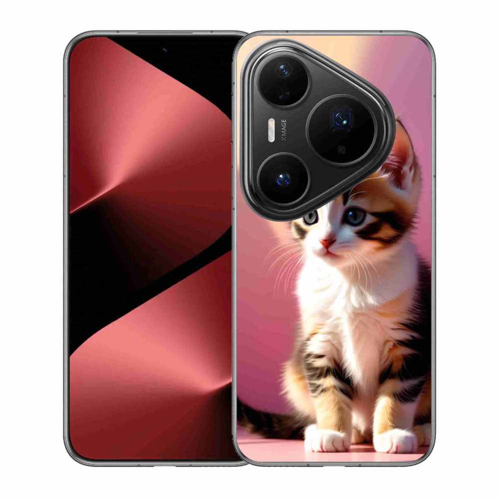 Gél borítás mmCase a Huawei Pura 80 Pro készülékhez - kíváncsi cica 2