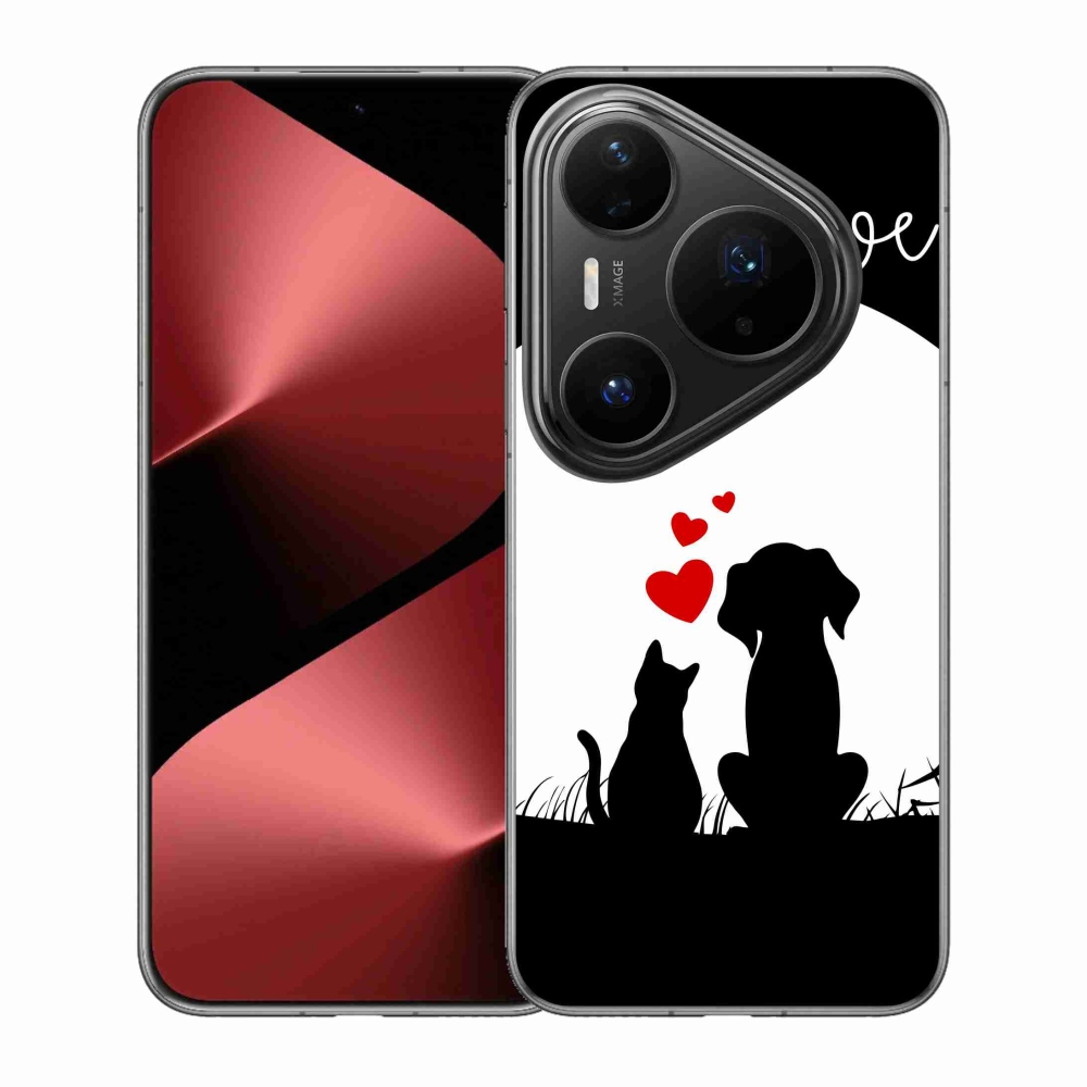 Gél borítás mmCase a Huawei Pura 80 Pro számára - állati szeretet