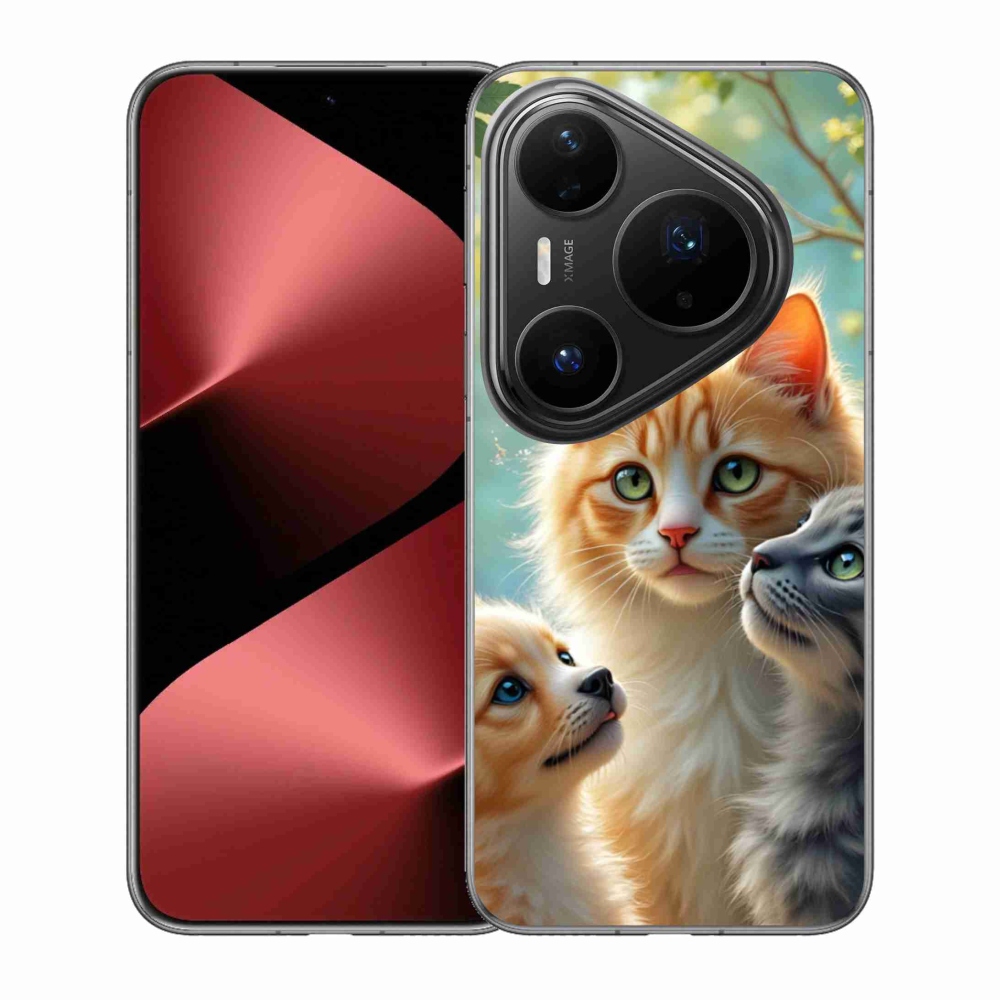 Gél borítás mmCase a Huawei Pura 80 Pro - állatbarátok 2